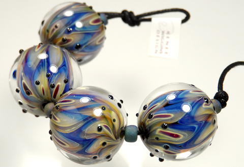 Renee Wiggins Batik Stone Beads